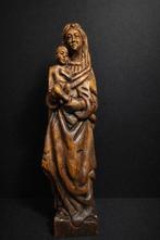 Beeld, Heilige Maria met kindje Jezus - 43 cm - Hout