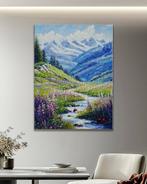 CleliaArt - Alpine Meadows, Antiek en Kunst, Kunst | Schilderijen | Modern