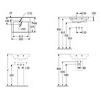Fontein Villeroy & Boch Subway 3.0 50x40x14.5 cm Wit Alpin, Ophalen of Verzenden, Nieuw