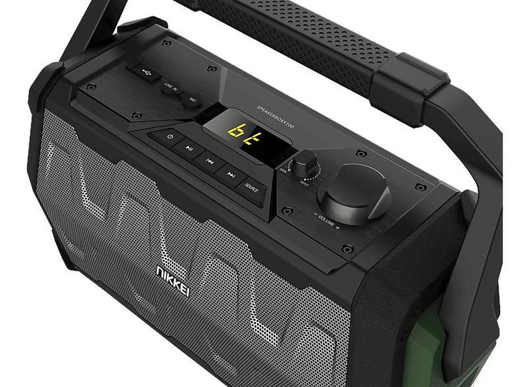 Nikkei -  Partyspeaker - Groen, Audio, Tv en Foto, Luidsprekers, 60 tot 120 watt, Nieuw, Overige merken, Overige typen, Verzenden