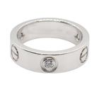 Cartier - Ring - Love - 18 karaat Witgoud - 3 Diamonds, Sieraden, Tassen en Uiterlijk, Ringen, Nieuw