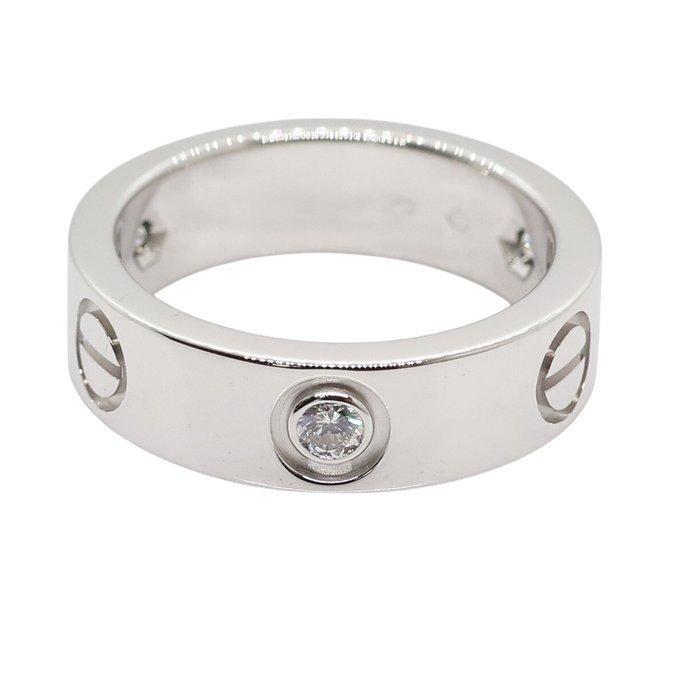 Cartier - Ring - Love - 18 karaat Witgoud - 3 Diamonds, Sieraden, Tassen en Uiterlijk, Ringen