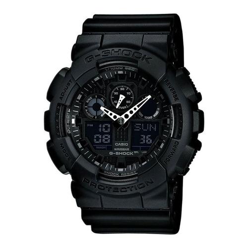 Casio - GA-100 - black, Sieraden, Tassen en Uiterlijk, Horloges | Dames, Verzenden
