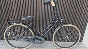 Merkloos omafiets | Gebruikt | 3 maanden garantie | Zwart beschikbaar voor biedingen