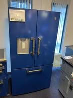 €3399 Steel AQFR9F Amerikaanse koelkast Blue Ottone DHZ220, Witgoed en Apparatuur, Ophalen of Verzenden, Nieuw, Met aparte vriezer