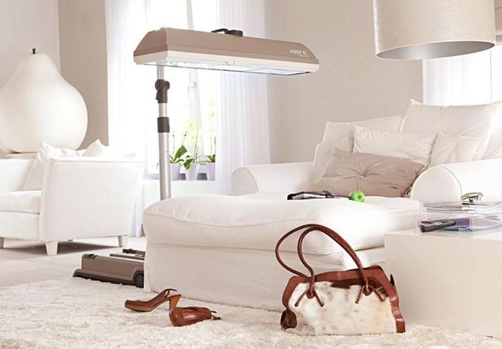 Demo-actie Sun Mobile HP 8540, Witgoed en Apparatuur, Zonnebanken en Gezichtsbruiners, Refurbished, Zonnebank enkelzijdig, Minder dan 10 lampen