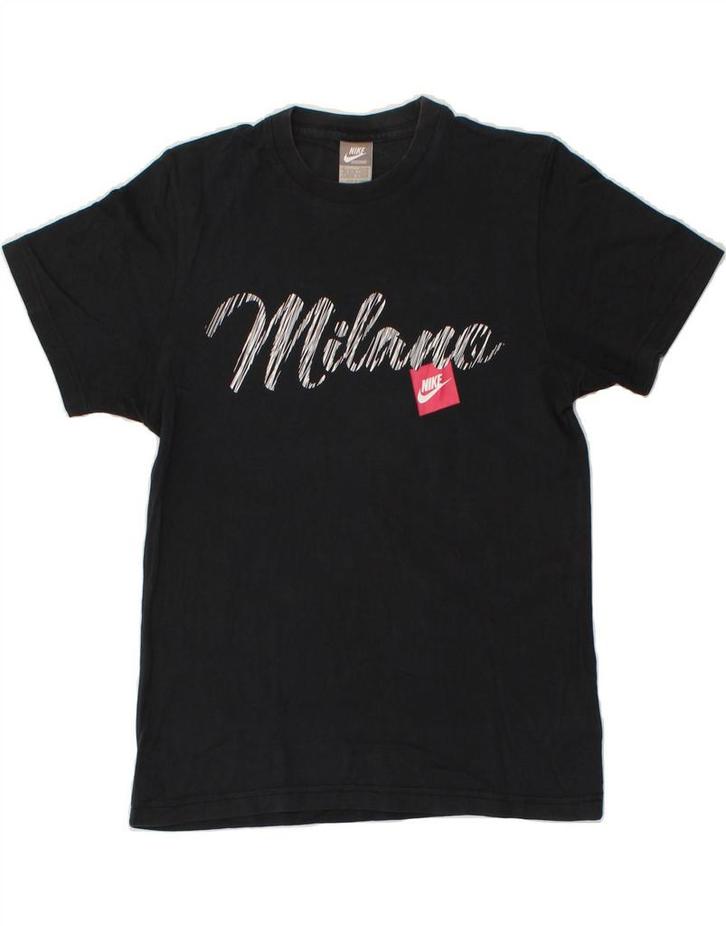 NIKE Mens Milano Graphic T-Shirt Top UK 36/38 Small Black, Kleding | Heren, T-shirts, Verzenden