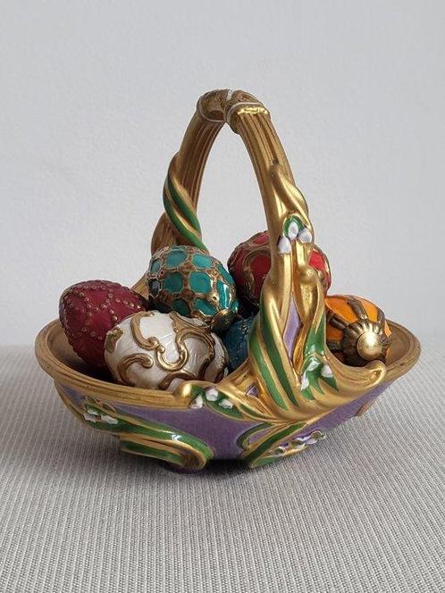 Fabergé ei - Emaille, Porselein, Verguld, Antiek en Kunst, Curiosa en Brocante
