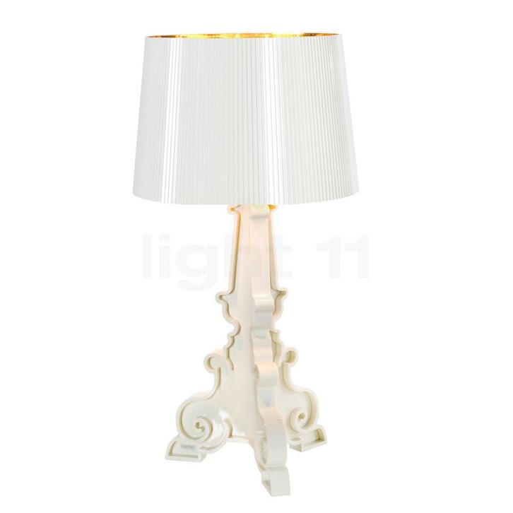 Kartell Bourgie, wit/goud (Tafellampen, Binnenlampen), Huis en Inrichting, Lampen | Tafellampen, Nieuw, Verzenden