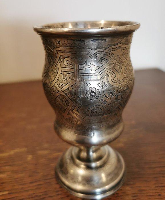 P. Lobanov - Bokaal - 84 zolotniki zilver, Antiek en Kunst, Antiek | Goud en Zilver