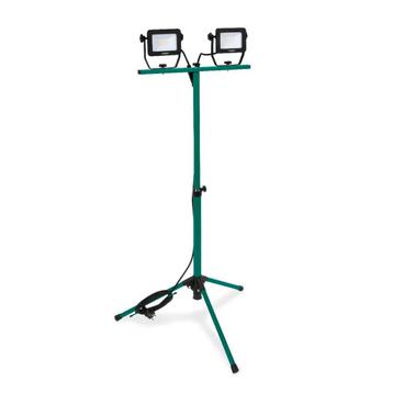 Led werklamp 2x 20W – Verstelbaar statief | Draai- en beschikbaar voor biedingen
