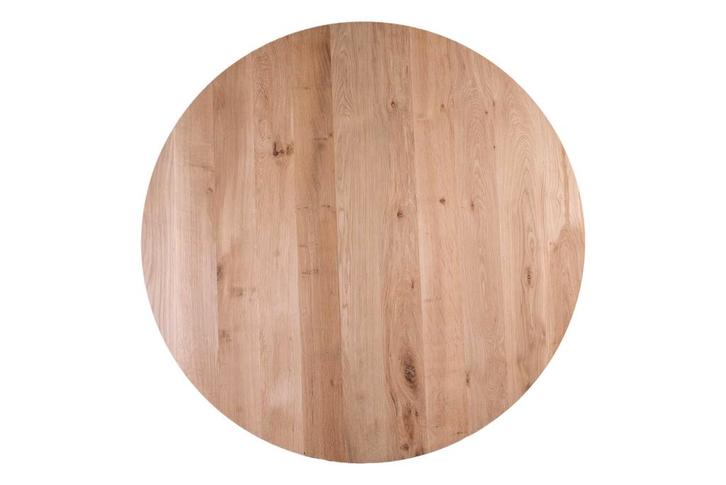 Eiken tafelblad rond, Doe-het-zelf en Verbouw, Hout en Planken, Nieuw, Ophalen of Verzenden