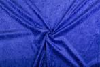 Velours stof lavendel, Hobby en Vrije tijd, Stoffen en Lappen, 200 cm of meer, Nieuw, Blauw, Polyester