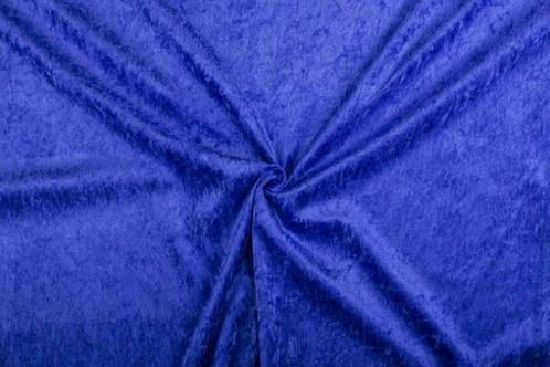 Velours stof lavendel, Hobby en Vrije tijd, Stoffen en Lappen, 120 cm of meer, 200 cm of meer, Blauw, Nieuw, Polyester, Ophalen of Verzenden