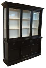 Buffetkast zwart Jubbega 180cm, Huis en Inrichting, Kasten | Buffetkasten, Ophalen of Verzenden, Nieuw
