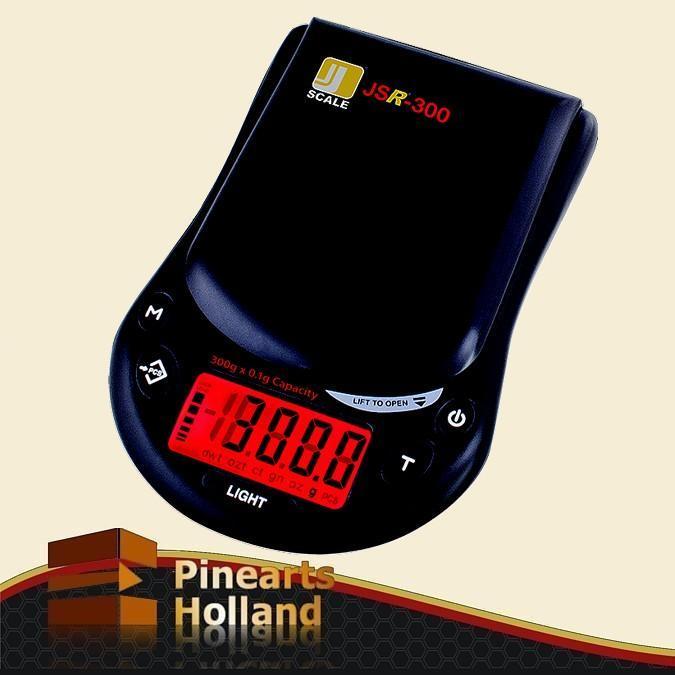 Jennings JScale JSR300 Pocket weegschaal (300g x 0.1g), Witgoed en Apparatuur, Weegschalen, Fijner dan 1 gram, Minder dan 10 kg