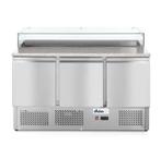 Pizza werkbank Kitchen Line | 3 Deurs, Verzenden, Nieuw in verpakking, Ovens, Magnetrons en Steamers