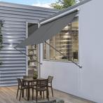 Luifel markies uitvalscherm grijs 350x120 cm, Tuin en Terras, Zonneschermen, Verzenden, Nieuw