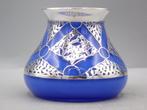 Vaas - Met zilverlaag - Glas, Antiek en Kunst