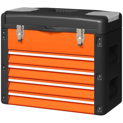 TRUUSK Lege Gereedschapskist - 49,7 x 25,3 x 40,7 cm - 4 Lad, Doe-het-zelf en Verbouw, Kratten en Dozen, Nieuw, Verzenden