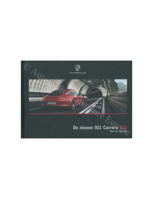 2015 PORSCHE 911 CARRERA GTS HARDCOVER BROCHURE NEDERLANDS, Boeken, Auto's | Folders en Tijdschriften, Porsche