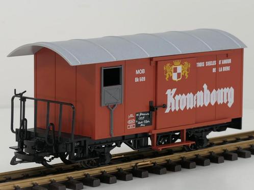 LGB 4028 MOB Gk 509 Kronenbourg. (Goederenwagons Standaard), Hobby en Vrije tijd, Modeltreinen | Overige schalen, Overige typen