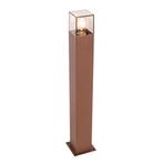 Industriële staande buitenlamp roestbruin 70 cm IP44 -, Tuin en Terras, Buitenverlichting, Verzenden, Nieuw, Aluminium
