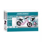 Kruzzel Loopfiets Roze 12 Inch – Verstelbaar Zadel + Draa., Fietsen en Brommers, Steps, Ophalen of Verzenden, Nieuw