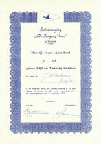 aandeel Zeilvereniging "De Bergse Maas", Waalwijk, Postzegels en Munten, Aandelen en Waardepapieren, 1950 tot 1970, Ophalen of Verzenden