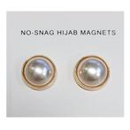 Fako Bijoux - 2x Magnetische Broche Parel Acryl - Hoofddoek, Verzenden, Nieuw