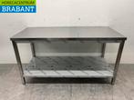 RVS Werktafel Tafel 160 x 70 x 86 cm Horeca, Ophalen of Verzenden, Nieuw zonder verpakking