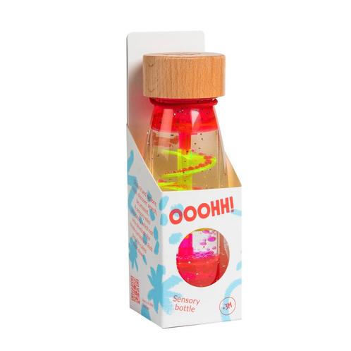 Petit Boum - Spiraal Roze - sensorische fles, Kinderen en Baby's, Speelgoed | Overig
