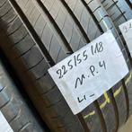 2 x Michelin Primacy 4 225-55-18 Zomerbanden 4mm, Auto-onderdelen, Banden en Velgen, 18 inch, Gebruikt, Ophalen of Verzenden, Band(en)