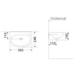 Horus Keramische Fontein 38X25 Cm Wit, Doe-het-zelf en Verbouw, Ophalen of Verzenden, Nieuw