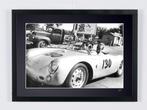 James Dean in his Porsche 550 Speedster (1955) - Fine Art, Nieuw