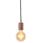Industriële hanglamp koper - Facil, Huis en Inrichting, Lampen | Hanglampen, Nieuw, Overige materialen, Design, 75 cm of meer