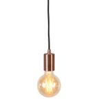 Industriële hanglamp koper - Facil, Huis en Inrichting, Lampen | Hanglampen, Nieuw, Overige materialen, Design, 75 cm of meer