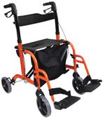 Aidapt rolstoel rollator - oranje, Diversen, Rolstoelen, Nieuw, Verzenden