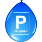 Pensioen Parkeerbord Ballonnen - 8 stuks, Ophalen of Verzenden, Nieuw