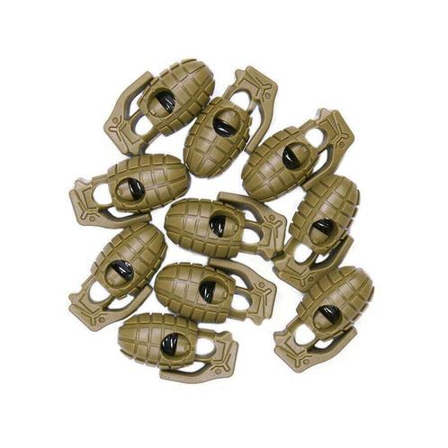 Tactical cord stopper handgranaat set 10 st., Caravans en Kamperen, Kampeeraccessoires, Nieuw, Verzenden
