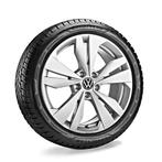 Winterset | 19 inch Loen zilver | Breedset | VW ID.4 / ID.5, Auto-onderdelen, Banden en Velgen, 19 inch, Banden en Velgen, Nieuw