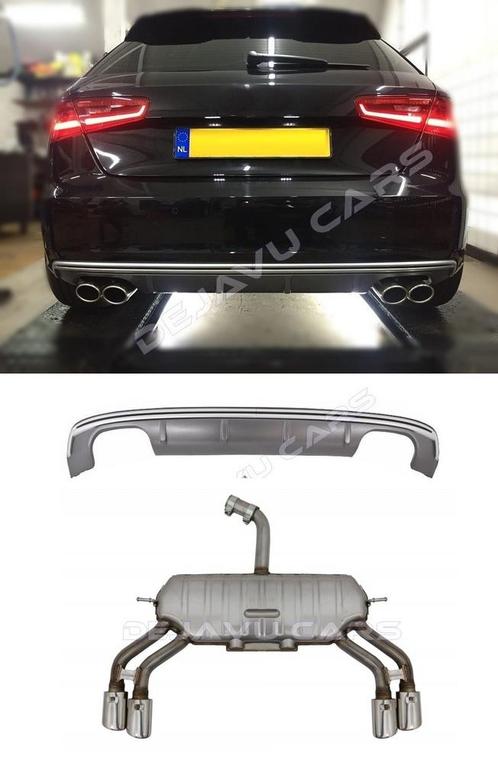 S3 Look Diffuser + Uitlaat systeem voor Audi A3 8V Hatchback, Auto diversen, Tuning en Styling, Ophalen of Verzenden