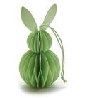 Paashaas Konijntje Honeycomb hanger Groen 6x12 cm, Ophalen of Verzenden, Nieuw