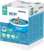 Bestway Fast Set opblaasbaar zwembad - 244x61 cm - Rond, Ophalen of Verzenden, Zo goed als nieuw