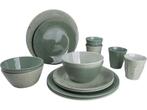 Bo-Camp - Servies - 16-Delig Mix & Match - Groen (16 stuks), Caravans en Kamperen, Kampeeraccessoires, Verzenden, Zo goed als nieuw