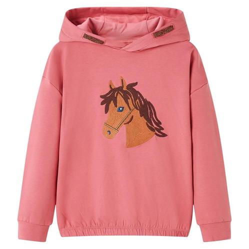 vidaXL Kindertrui met capuchon 92 oudroze, Kinderen en Baby's, Kinderkleding | Overige, Nieuw, Verzenden