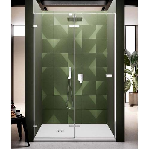 Nisdeur Lacus S.Pietro 140x200 Tweedelig Chroom, Doe-het-zelf en Verbouw, Sanitair, Douche, Nieuw, Chroom, Ophalen of Verzenden
