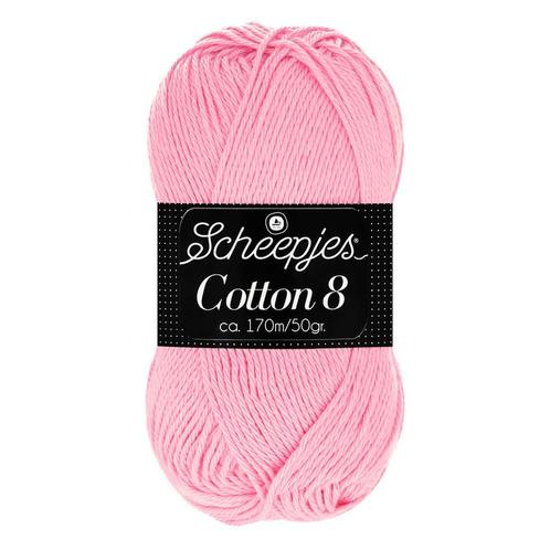 Scheepjes Cotton 8 - 649, Hobby en Vrije tijd, Breien en Haken, Breien of Haken, Nieuw, Wol of Garen, Ophalen of Verzenden