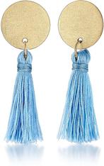 Elli Oorbellen Oorringen cirkel boho geo kwastje trend mat, Verzenden, Nieuw