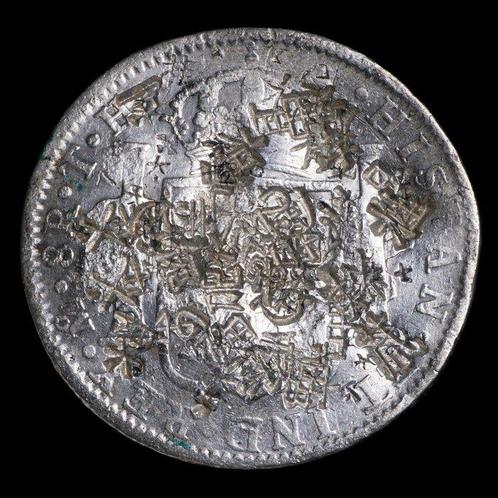 Spanje. Carlos IV. 8 Reales Mexico 1806 (TH) Resello Chino, Postzegels en Munten, Munten | Europa | Niet-Euromunten
